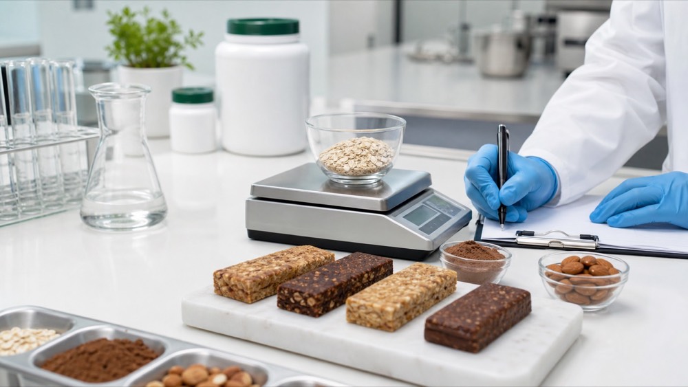 Protein bar reçete geliştirme ve kalite kontrol laboratuvarı